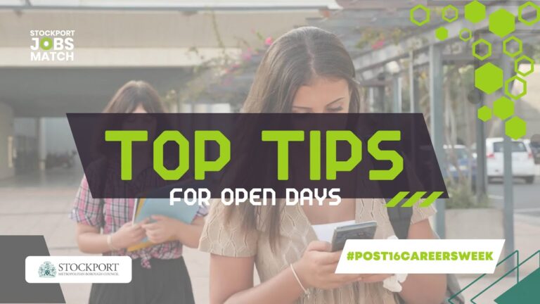 Top tips for college & sixth form open days