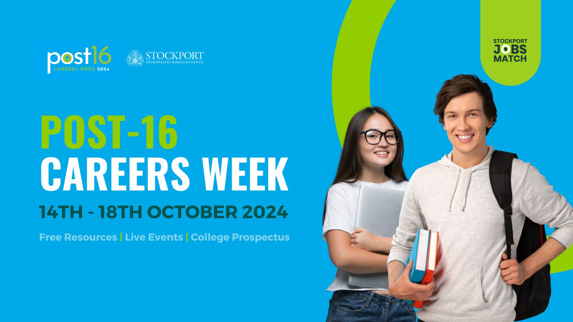 Find out more about what's happening for Post-16 Careers Week 2024